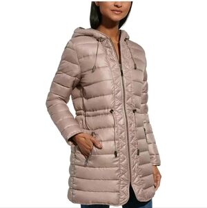 NWT Kenneth Cole New York Women's Puffer Jacket - Size L - L.A. Liquidation.
